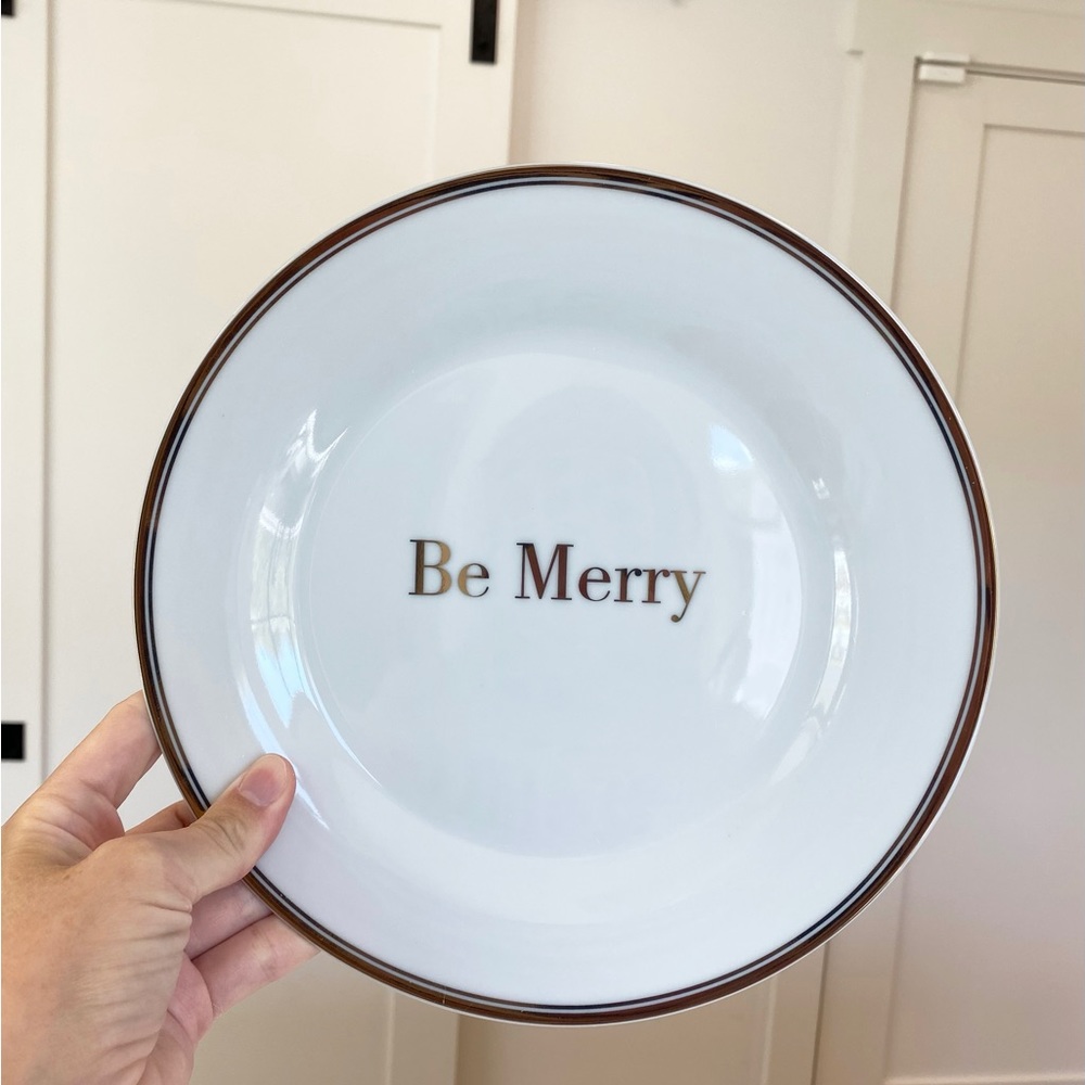 (BRAND NEW) Williams Sonoma Be Merry Christmas Salad Plates (20)
